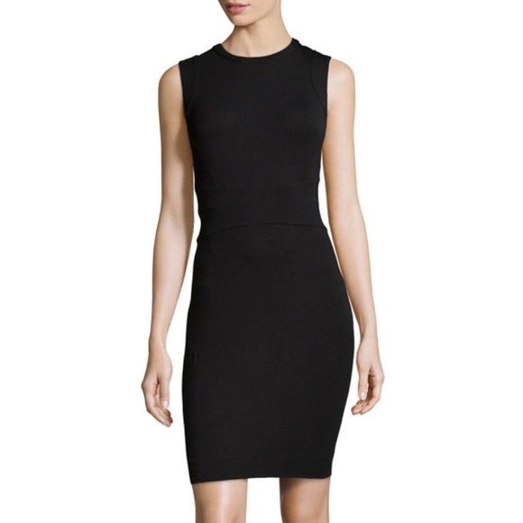 Diane Von Furstenberg Solid Black Gretchen Dress - Picture 2 of 7